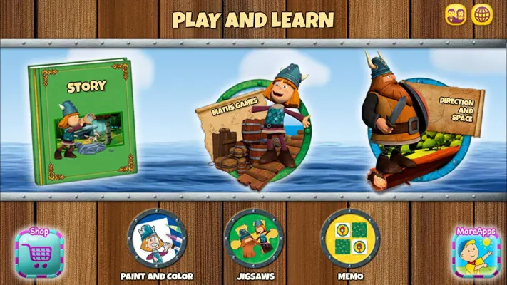 Vic the Viking Play and Learn android App screenshot 0